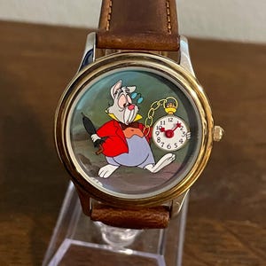 ラビット時計 (Alice in wonderland) MobyFox Disney Alice in Wonderland Time for Tea Smartwatch Band
