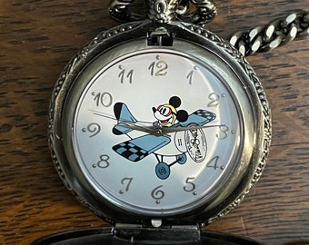 Mikey Mouse Collector's Pocket Watches - Very Rare Never Been Used