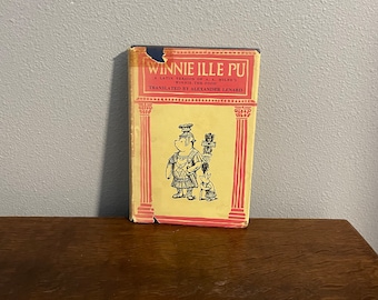 1961 Primeira edição, décima primeira impressão de Winnie Ille Pooh por A.A. Milne, traduzido por Alexander Lenard