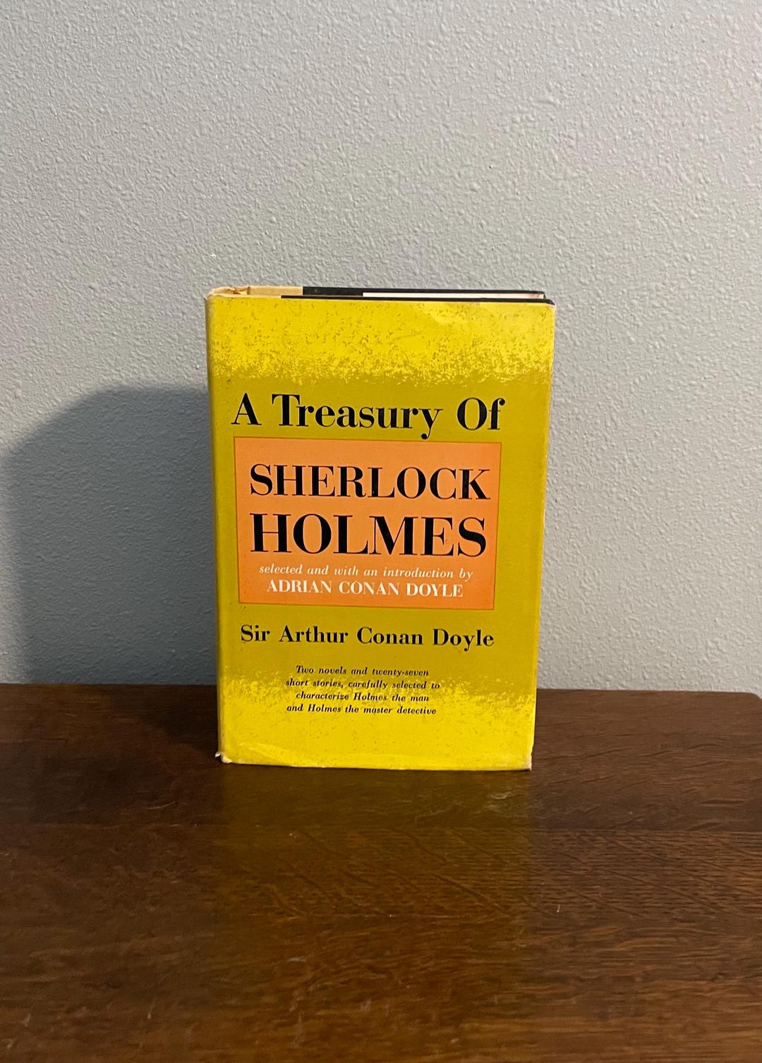 1955 Edition of A Treasury of Sherlock Holmes by Sir Arthur Conan