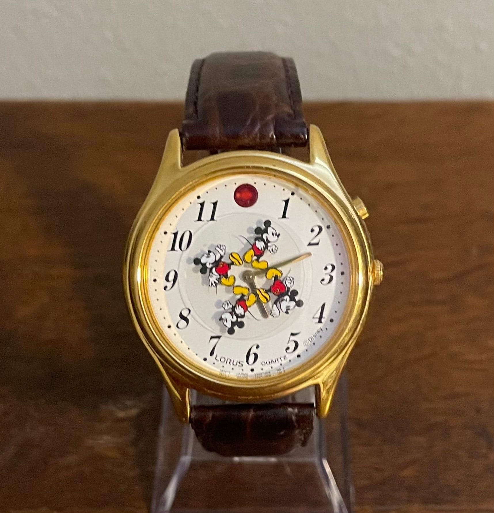 1990's Lorus Rotating Mickey Mouse Twinkling Melody Watch