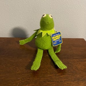 1979 Fisher Price Kermit the Frog Beanbag Doll- Vintage Fisher