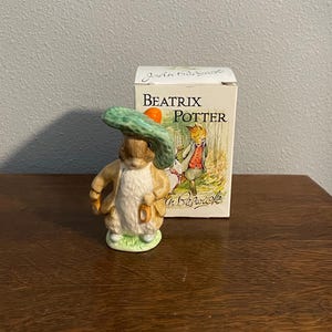 Benjamin Bunny- Beatrix Potter Figurine- The John Beswick Studio of Royal Doulton, Copyright 1948