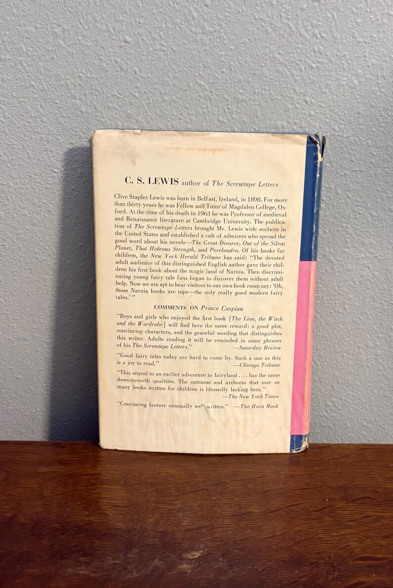 C.S.ルイス著『カスピアン王子の冒険』初版、第9刷、ポーリン・ベインズ挿絵 - アメリカ初版、第9刷 画像 3