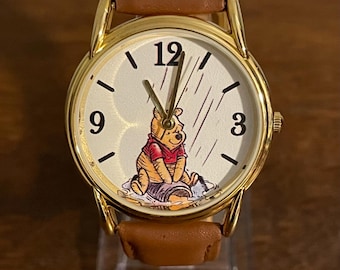 1990年代のフォッシル ディズニーストア限定 くまのプーさんウォッチ