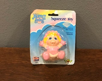 1989 Remco Baby Muppet Babies Miss Piggy Squeaky Toy