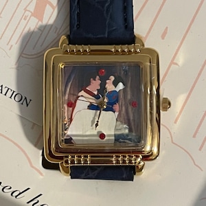 1990&#39;s Disney Fairy Tale Watch Collection Snow White and the Seven Dwarfs Watch