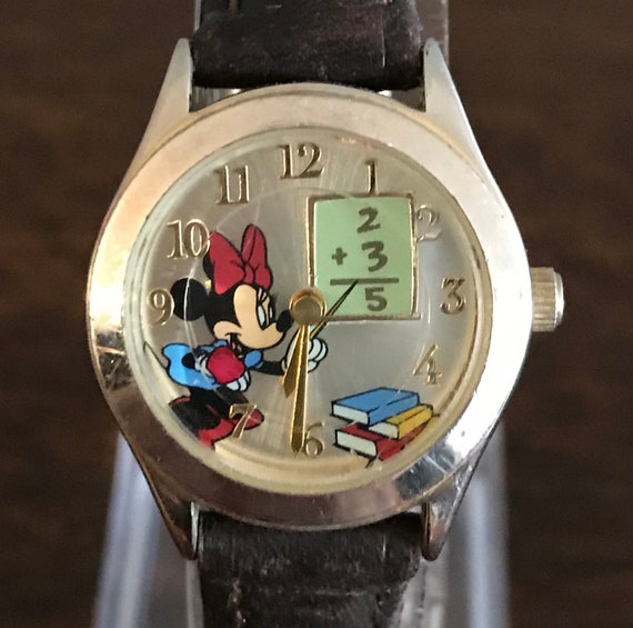 Disney Teacher Minnie Mouse Watch- Vintage Women’… - image 1