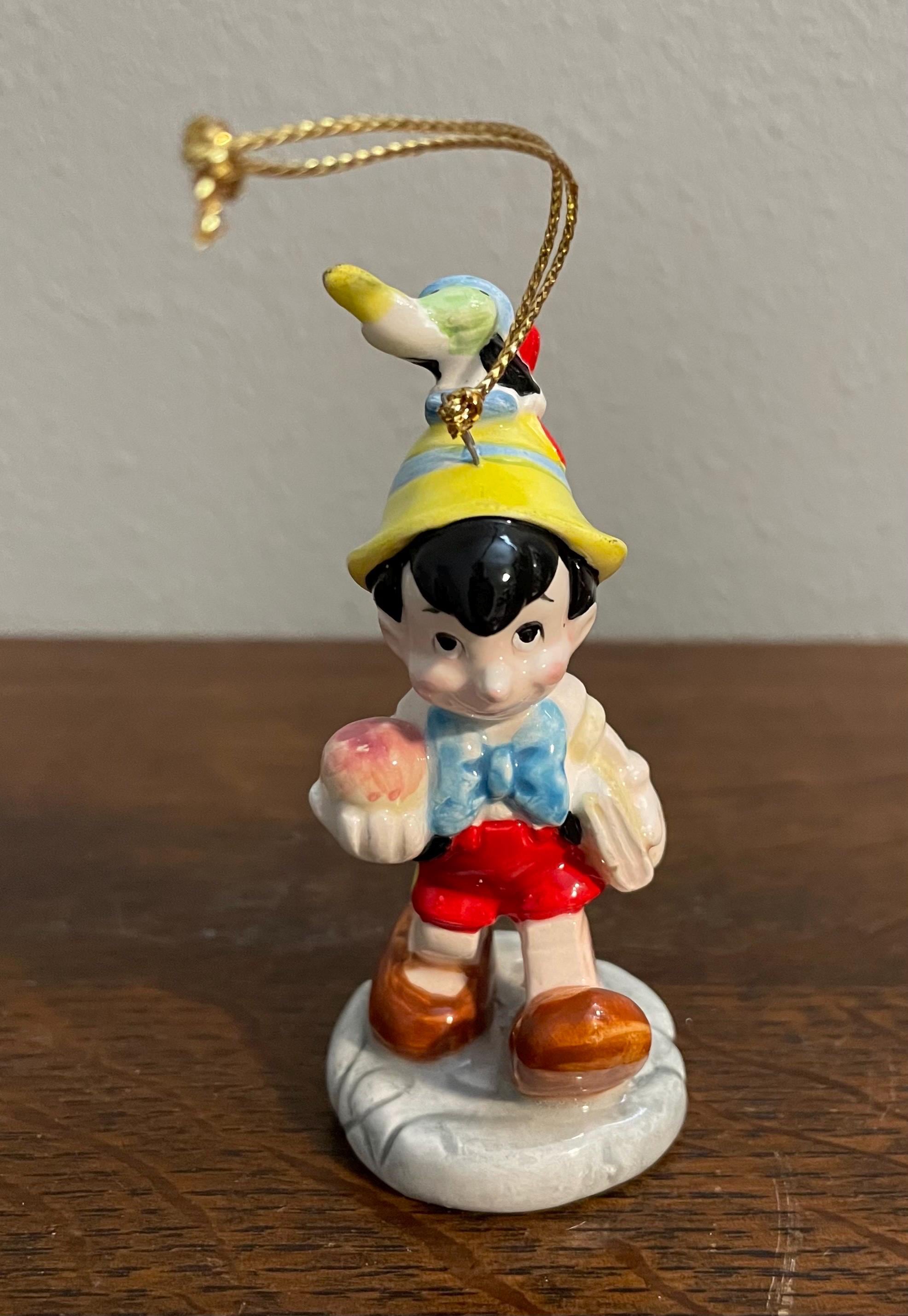 Schmid Disney Pinocchio and Jiminy Cricket Ornament- Vintage