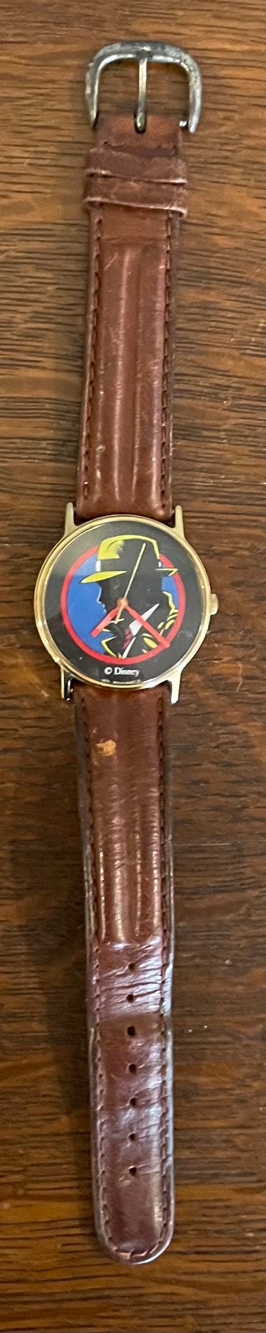 1990's Timex Disney Dick Tracy Watch- Vintage Unisex Disney