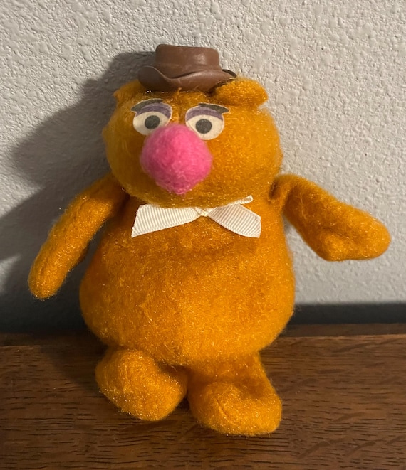 1979 Fisher Price Fozzie Bear Beanbag Toy- Vintage Fisher Price