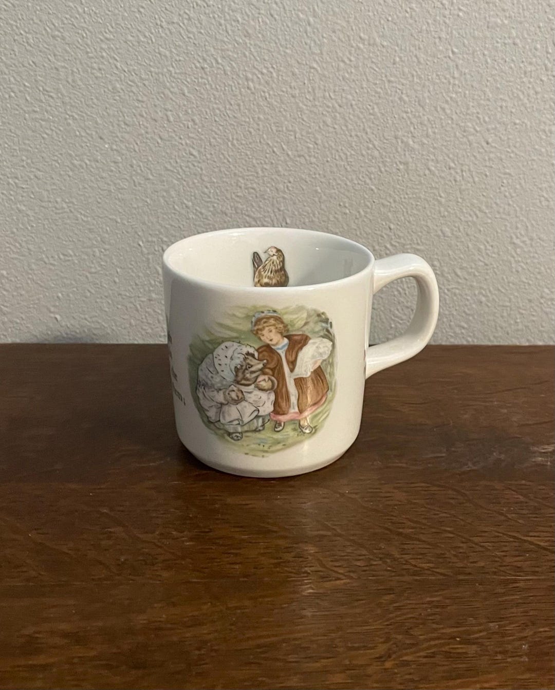 Wedgwood Mrs. Tiggy-winkle Mug- Vintage Beatrix Potter the Tale of