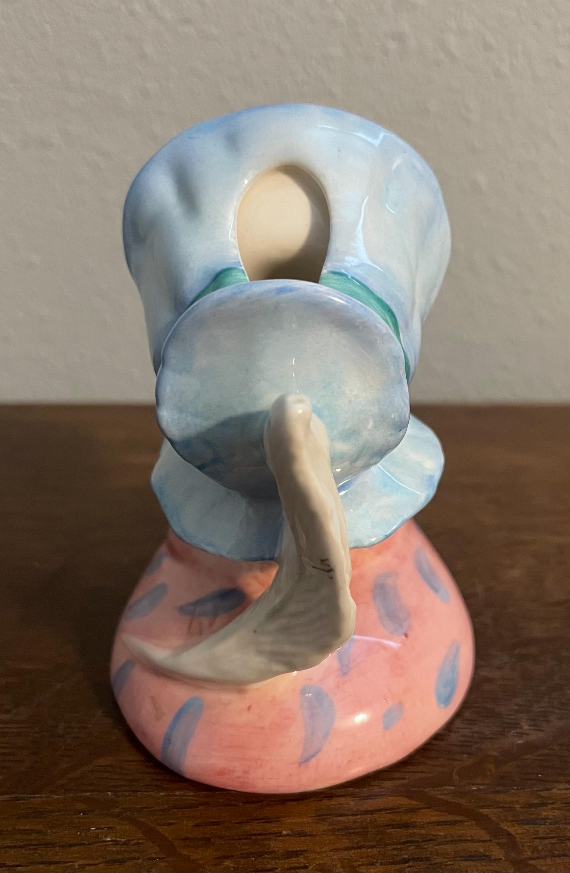 Jemima Puddle-duck Toby Jug- Beatrix Potter Figurine- John Beswick 