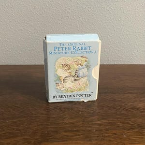 1988 Edition of The Original Peter Rabbit Miniature Collection 2 by Beatrix Potter- Vintage Set of Four Beatrix Potter Books