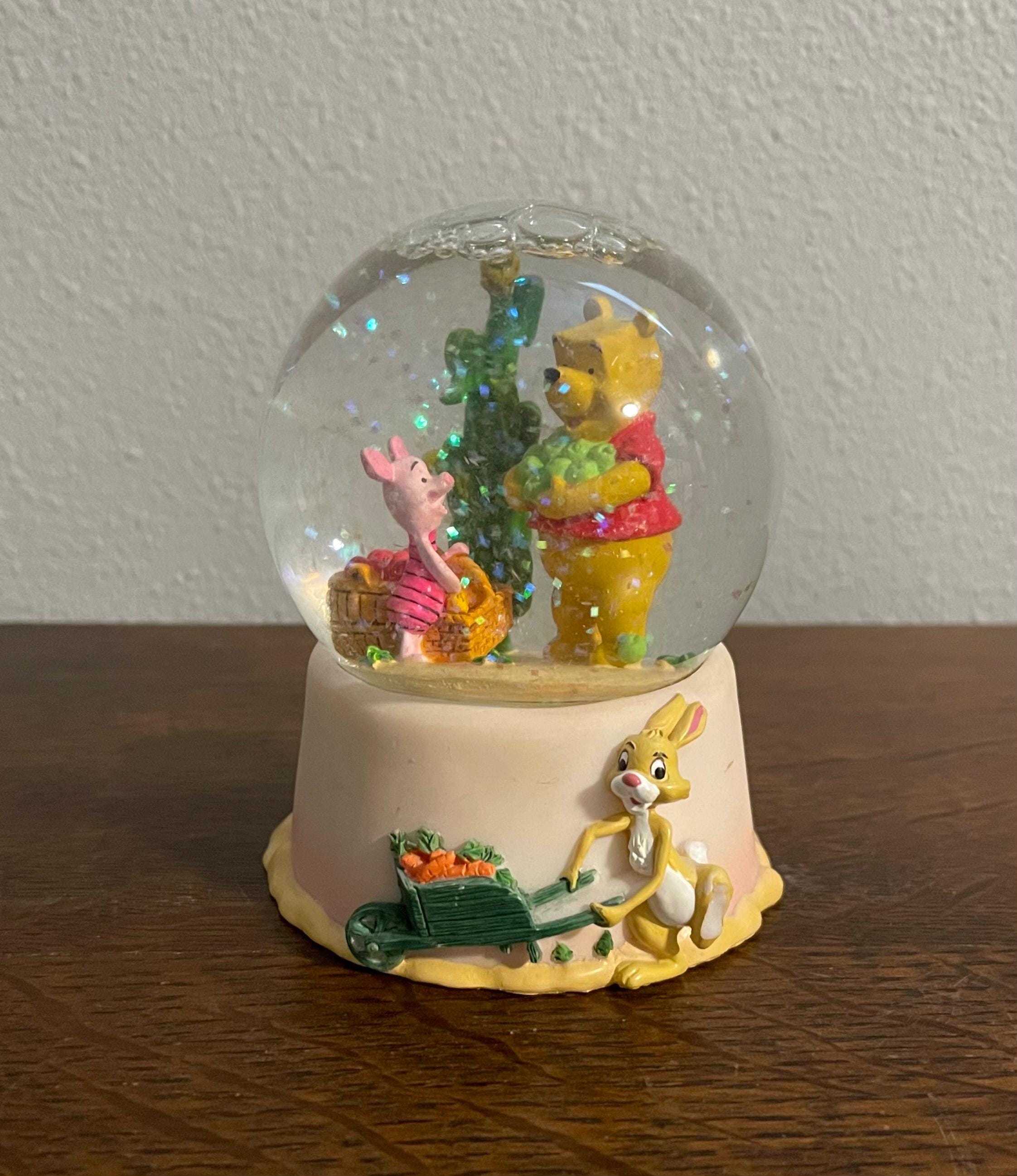 1990's Disney Winnie the Pooh November Snow Globe- Vintage Disney