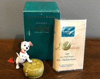 1990’s Walt Disney Classics Collection 101 Dalmatians “Lucky” Ornament- WDCC 101 Dalmatians Christmas Ornament