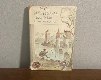 1973 First Book Club Edition of The Cat Who Wished to be a Man by Lloyd Alexander