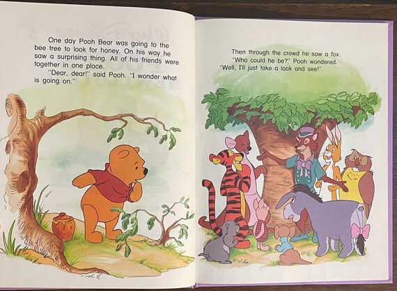1986 First Edition, First Printing of Pooh's New Clothes- Walt