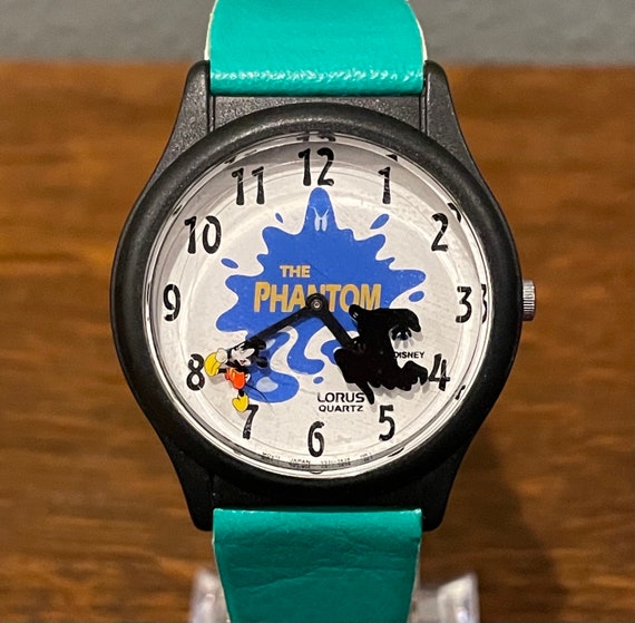 Lorus Mickey Mouse The Phantom Watch- Vintage Dis… - image 1