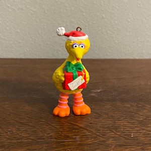 2004 Sesame Street Big Bird Ornament- Vintage Small Big Bird Sesame Street Christmas Ornament