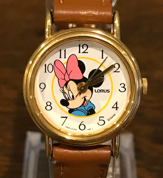 1990’s Lorus Minnie Mouse Wristwatch- Vintage Wome