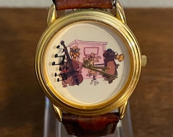 1996 Vintage Company D Limited Edition Aristocats Jazz Watch 1996 Company D Limited Edition Aristocats Watch- Vintage  main image 2