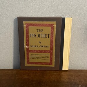 1981 Edition of The Prophet by Kahlil Gibran