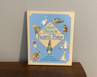 Édition 1987 de A Child’s Treasury of Beatrix Potter - Collection reliée de neuf histoires de Beatrix Potter - Peter Rabbit Stories
