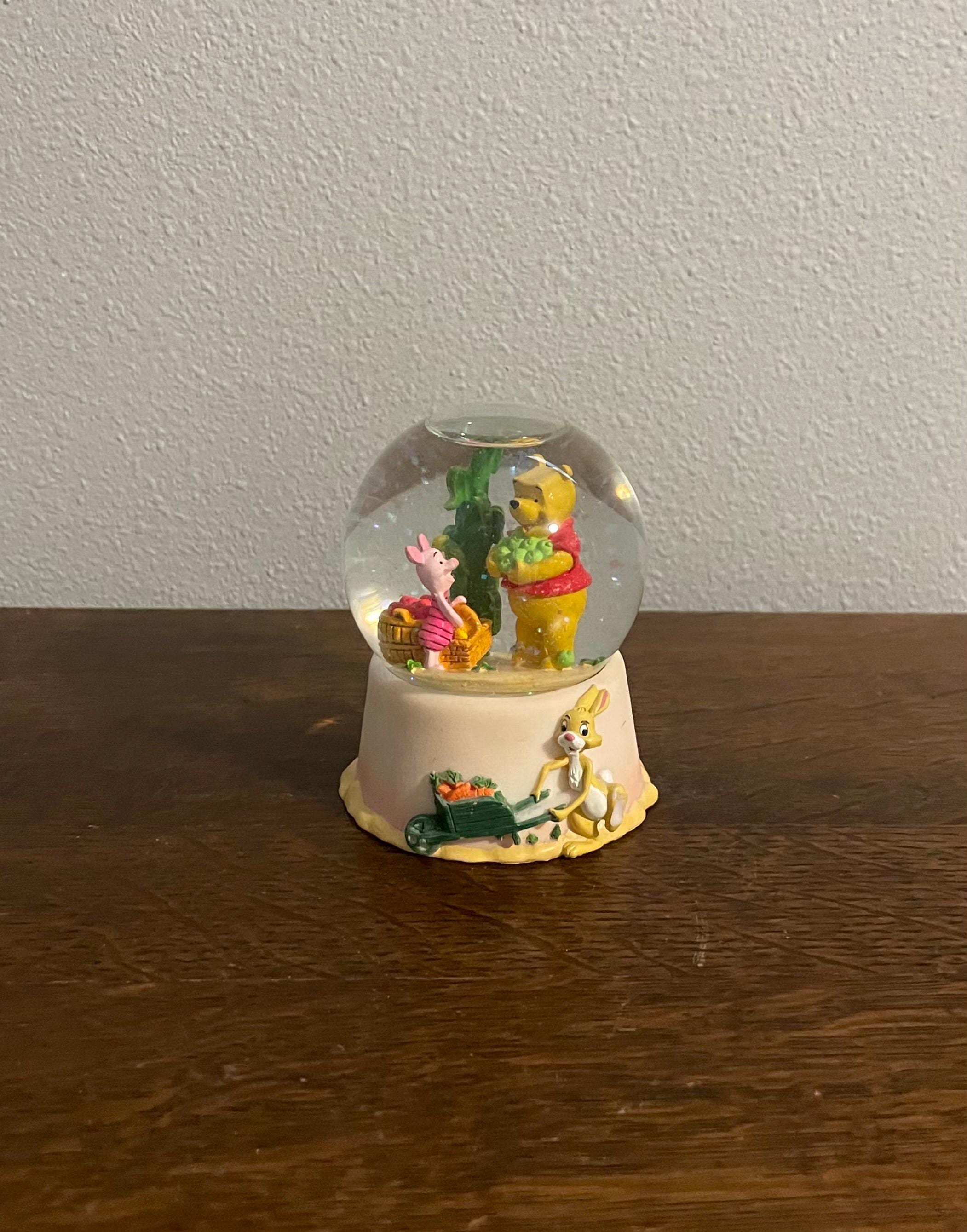 1990's Disney Winnie the Pooh November Snow Globe- Vintage Disney