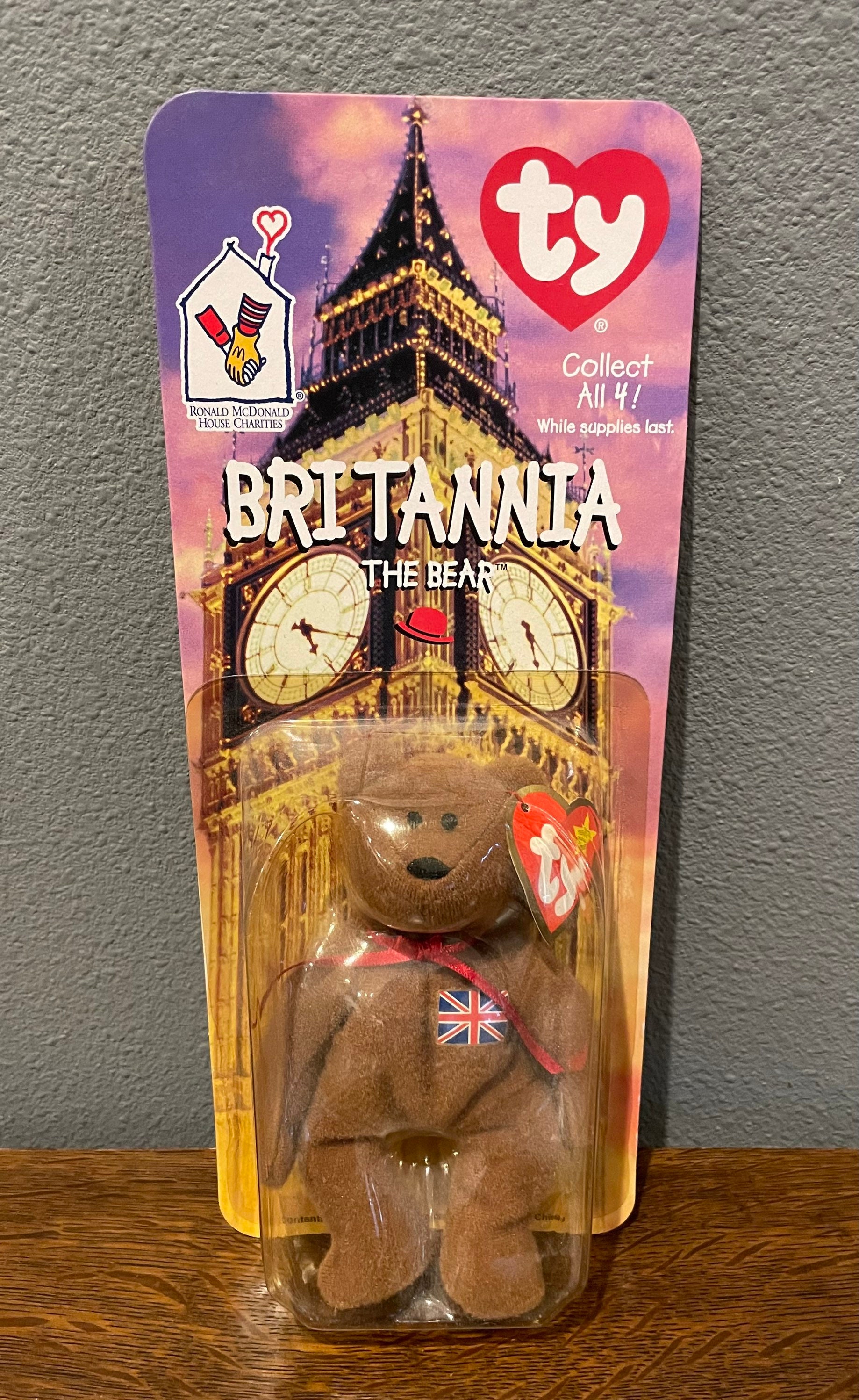 1999 Mcdonald's Ty Beanie Baby “britannia