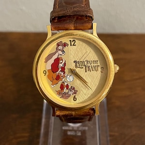 1995 Disney Lady and the Tramp 40th Anniversary Watch- Vintage Disney Store Lady and the Tramp Watch