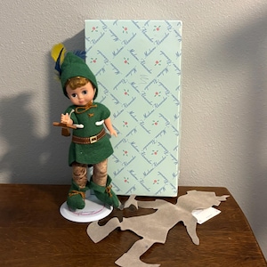 1999 Madam Alexander Peter Pan Ginny Doll - Vintage Peter Pan und Shadow Ginny Doll