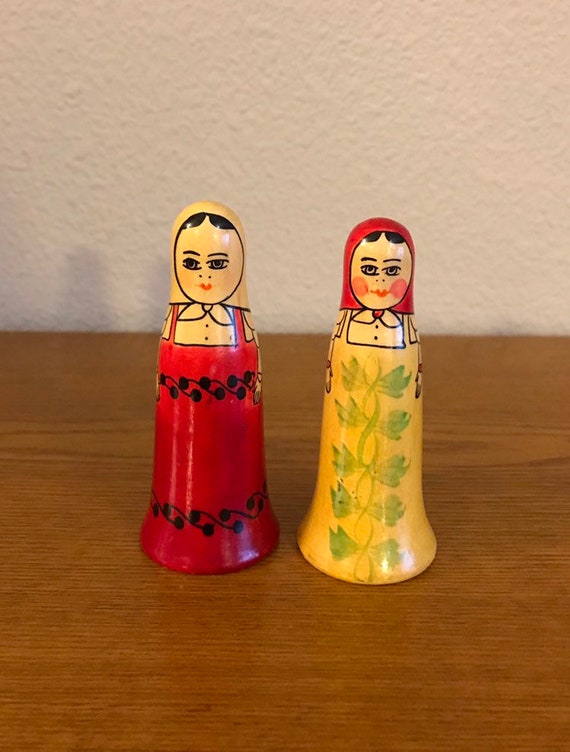 vintage peg dolls