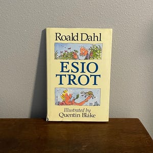 1990 First Edition, Fifth Printing of Esio Trot by Roald Dahl, with Illustrations by Quentin Blake- First British Edition, Fifth Printing