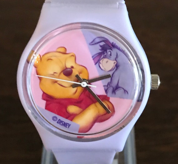 Disney Store Winnie the Pooh and Eeyore Wristwatch Vintage Women s