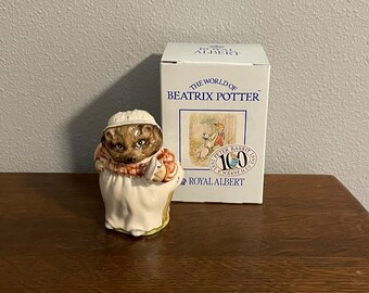 Mrs. Tiggy Winkle- Beatrix Potter Figurine- Royal Albert, England, Copyright 1989
