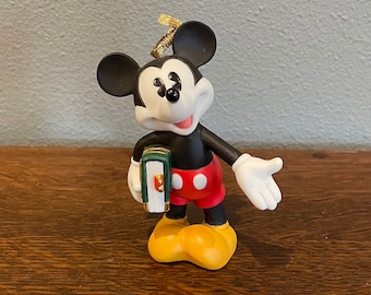 1998 Disney 75 Years of Love and Laughter Mickey Mouse Ornament- Vintage Walt Disney Company 74th Anniversary Ornament