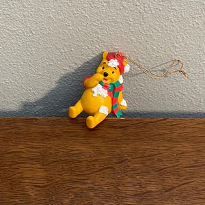 Disney Winnie the Pooh Holiday Ornament- Vintage Pooh in the Snow Christmas Ornament