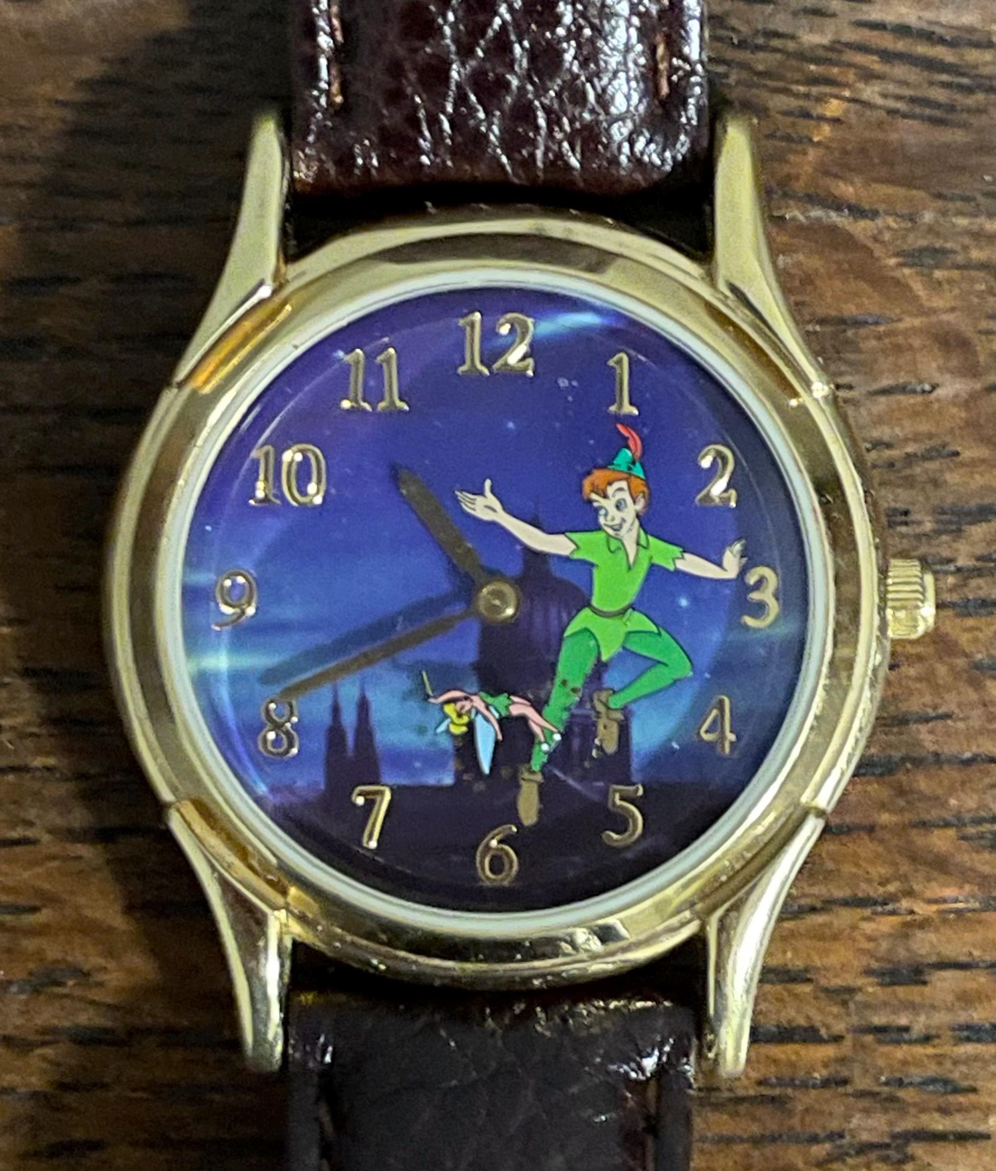 1998 ディズニーストア限定ピーターパン 45 周年記念腕時計