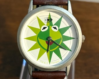 Orologio Kermit la Rana di Henson Associates - Orologio vintage Kermit e Mosca