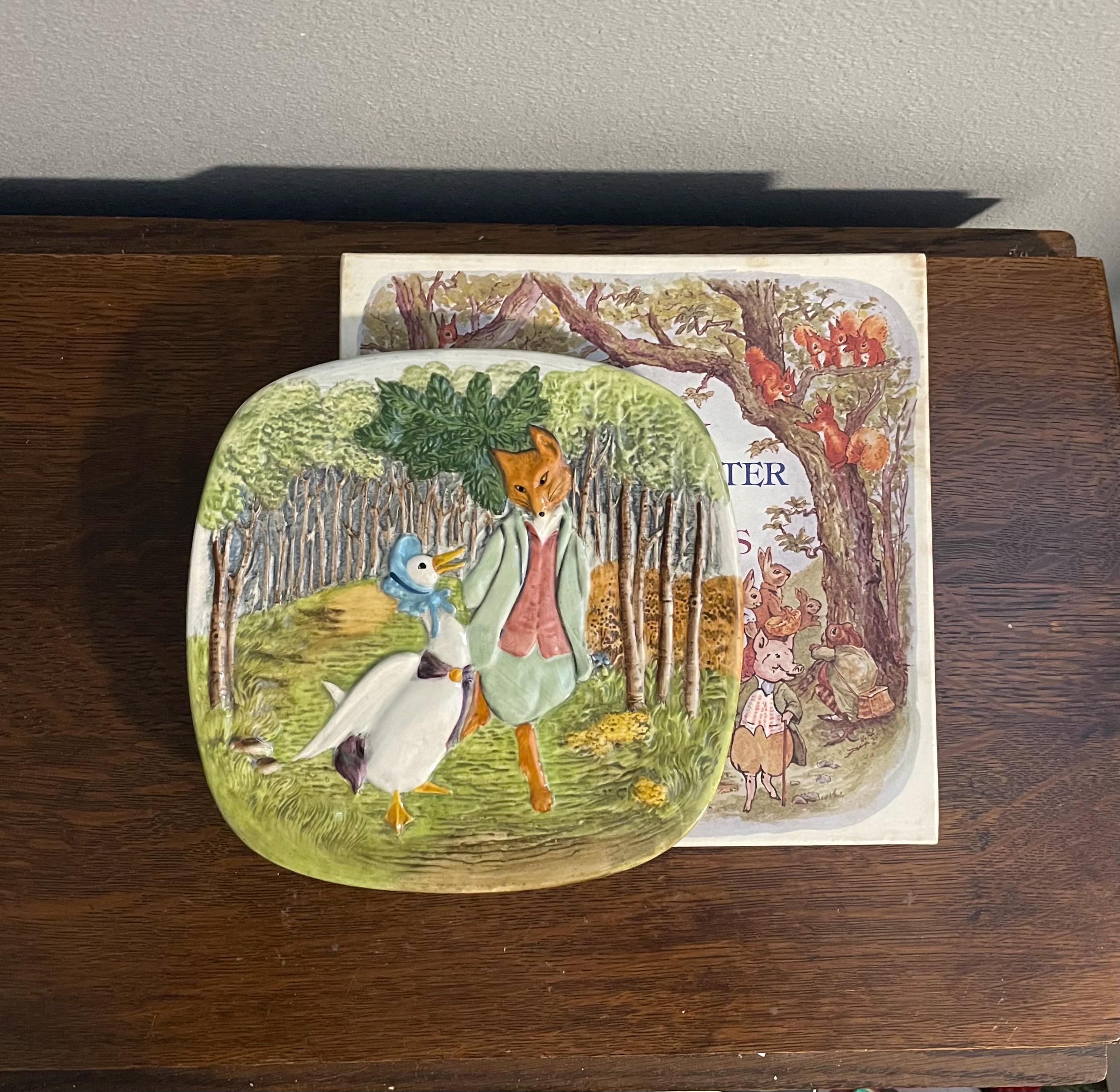 1979 Beswick First Edition Scenes From Beatrix Potter Plate