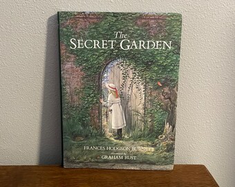 1987 Edition of The Secret Garden by Frances Hodgson Burnett, Illustrated by Graham Rust