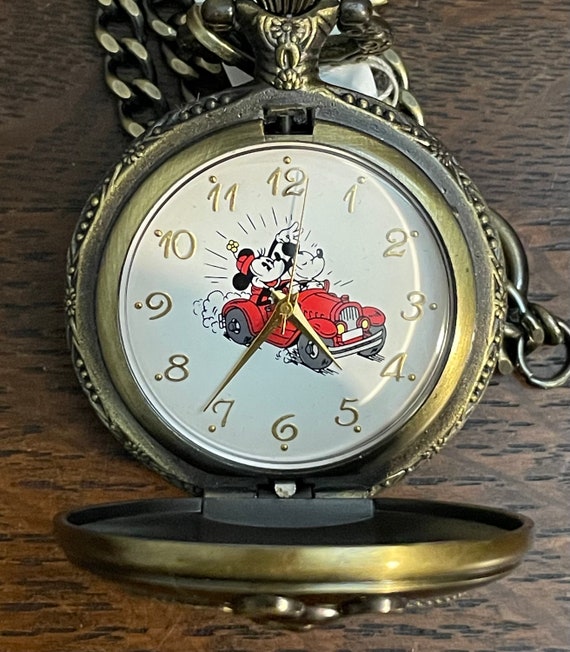 1990’s Mickey on the Move Pocket Watch Collection 