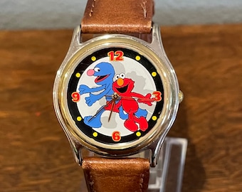 【1970年代】セサミストリート ビッグバード スイス製 ビンテージ手巻き腕時計 セサミストリート、ビッグバード、Lewca、クォーツ、腕時計、時計