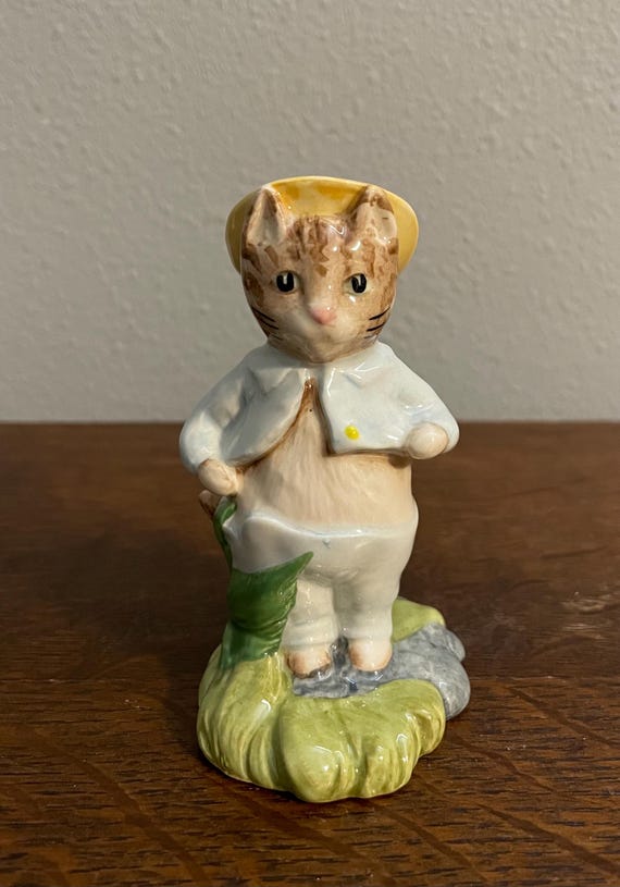 Tom Kitten in the Rockery- Beatrix Potter Figurine- John Beswick