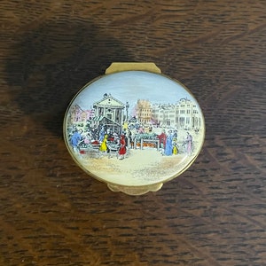 Crummles Covent Garden Trinket Box-  Vintage Crummles Covent Garden Circa 1800 Box