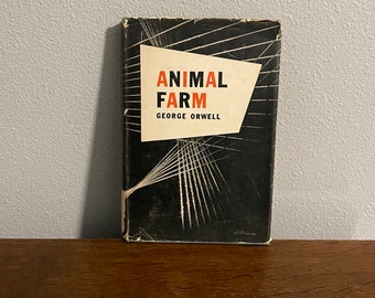 1946 Erste Buchklub-Ausgabe von Animal Farm von George Orwell- Buch der Monatsklub-Edition