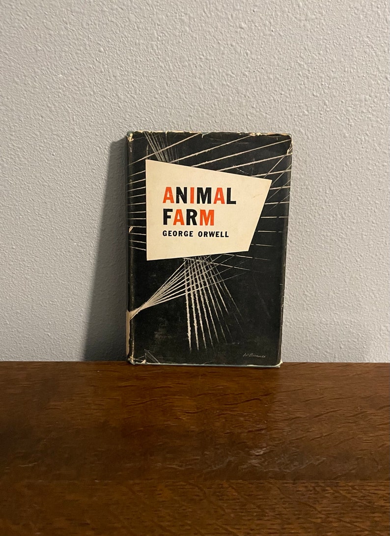 1946 First Book Club Edition of Animal Farm by George Orwell Book of the Month Club Edition image 1