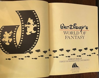 1987 Edition of Walt Disney's World of Fantasy by Adrian