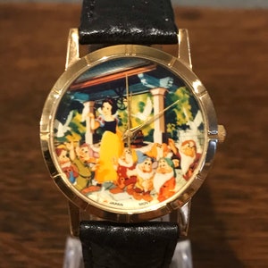 1995 Lladro Disney Schneewittchen und die Sieben Zwerge Uhr - Vintage Unisex Lladro und Disney Geschenk eine Premier Abend Schneewittchen Uhr